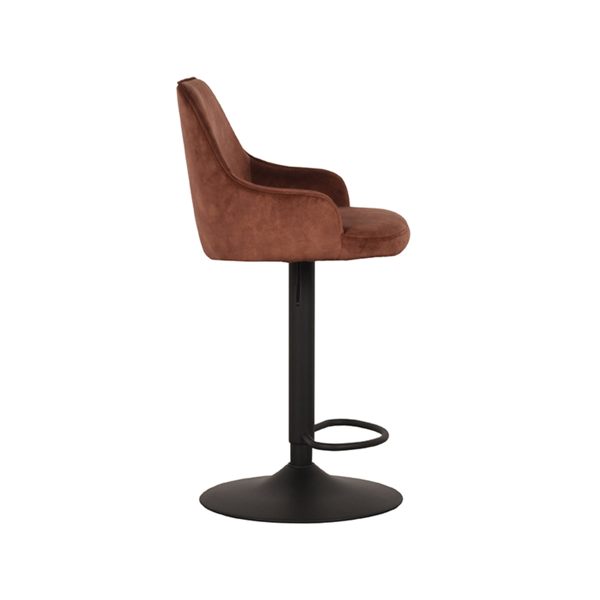 LABEL51 Barkruk Fender - Velours - Scandinavisch